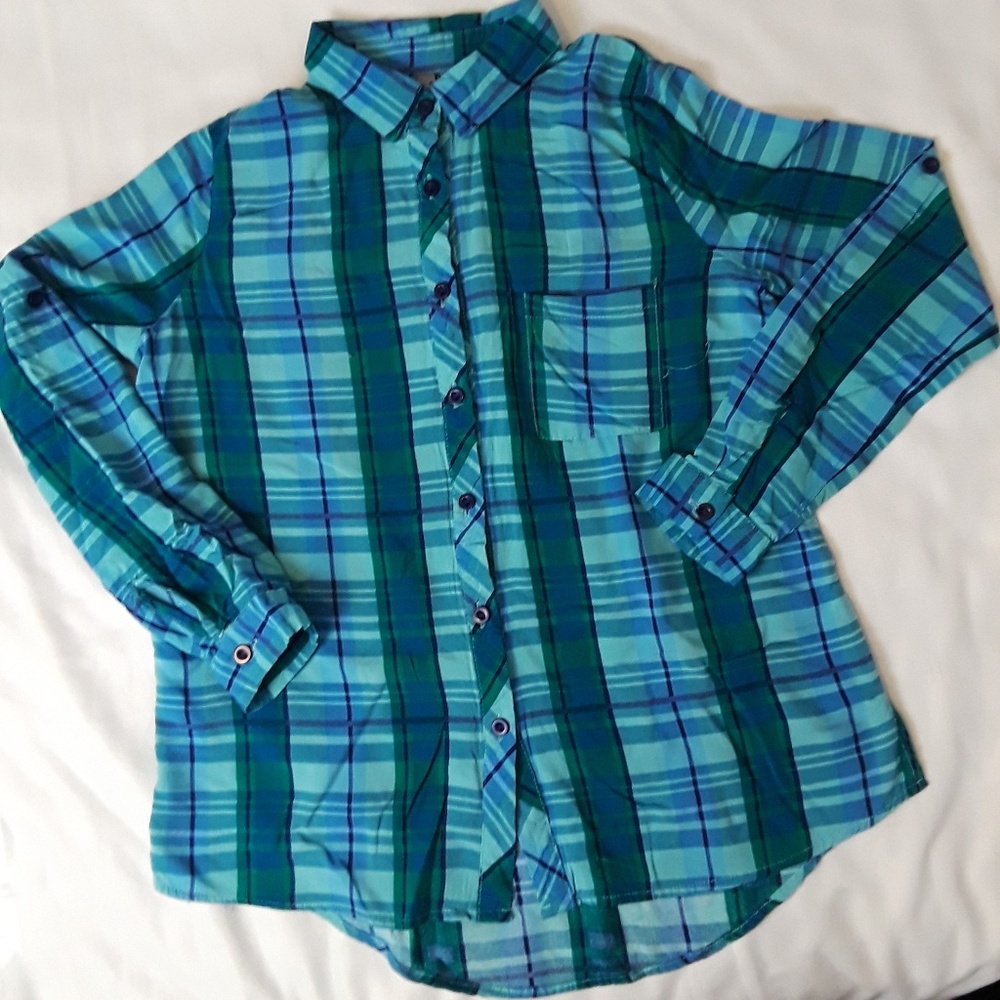 Jonathan Martin Long Sleeve Plaid Shirt